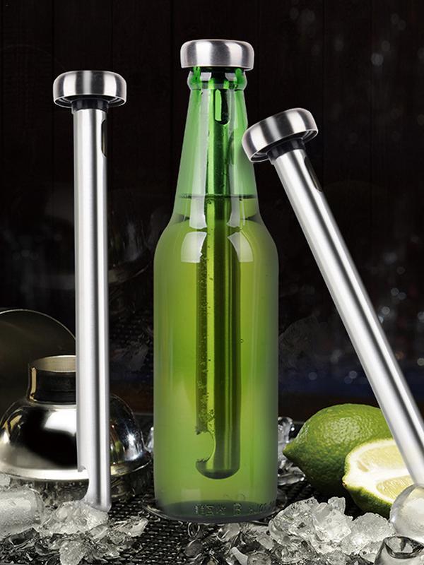 Wine Beer Cooler - 2PCS Stainless Steel Beer Cooler Stick