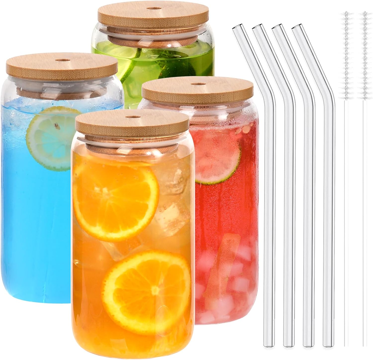 Wine Beer Coffee Drink - 18.6oz 540ML Drinking Glasses Can Shaped
