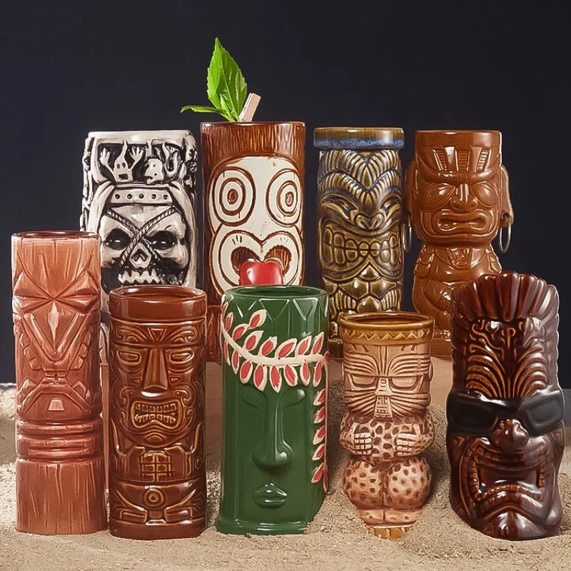 60 Type Hawaiian Tiki Mug Cera - Wine Beer Type review and price