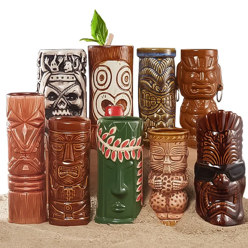 60 Type Hawaiian Tiki Mug Cera - Wine Beer Type review and price