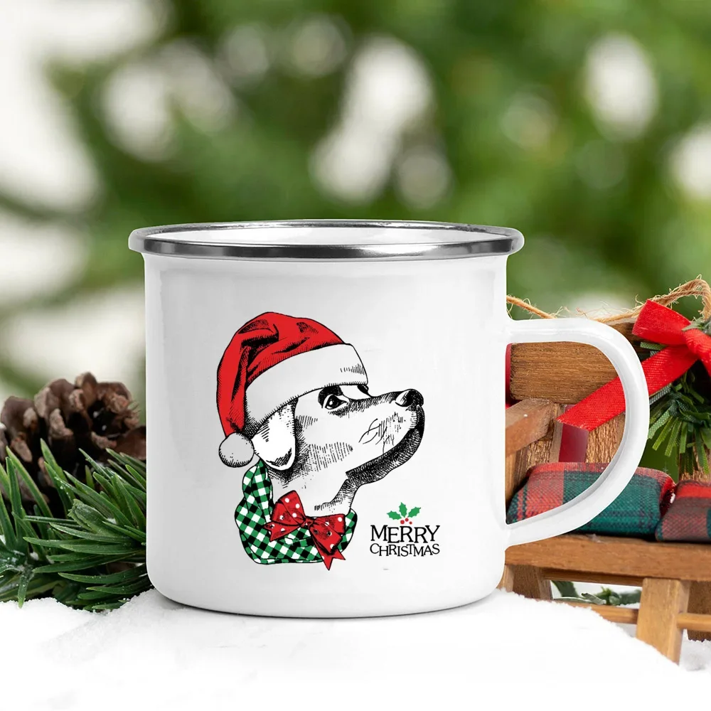 Handle Enamel Mugs Santa Hat A - Wine Beer Coffee Drink review and price