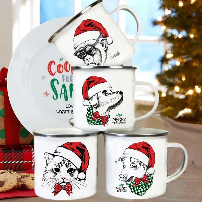 Handle Enamel Mugs Santa Hat A - Wine Beer Coffee Drink review and price
