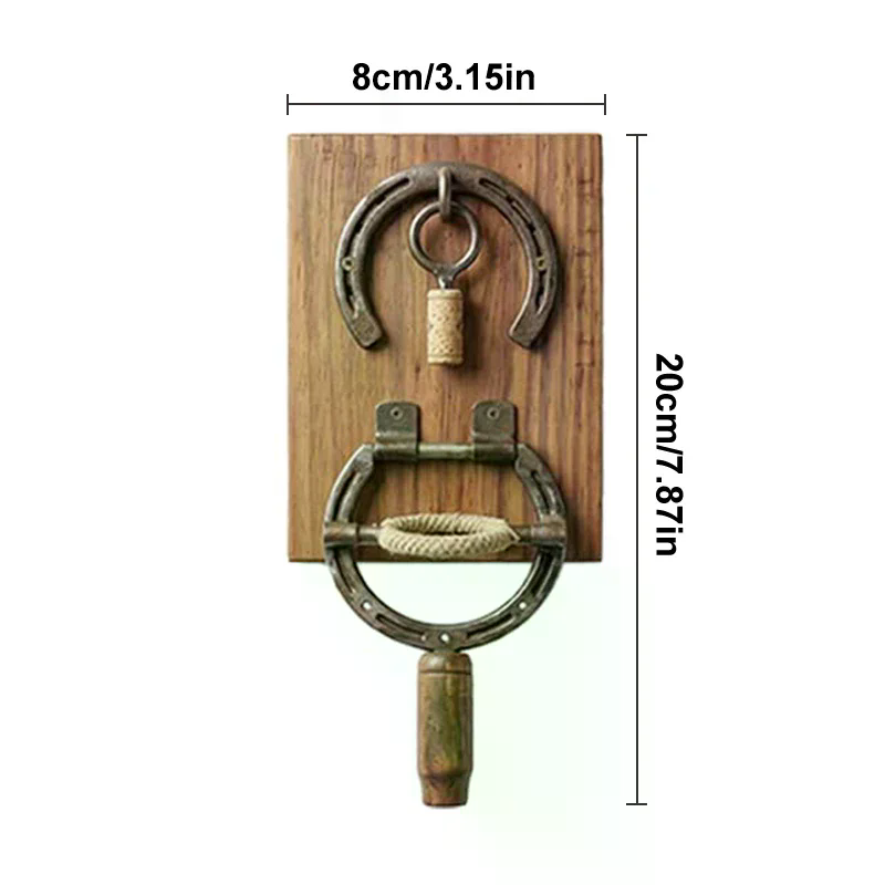 Kitchen Rustic Horseshoe Wine  - Wine Beer Opener review and price