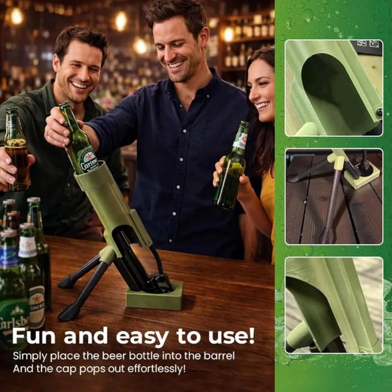 Spring Launch Bottle Cap Shoot - Wine Beer Opener review and price