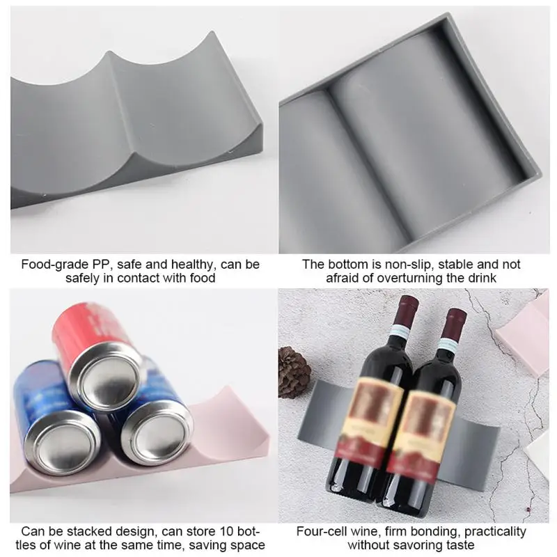 1Pc Stackable Wine Bottle Hold - Wine Beer Cooler review and price