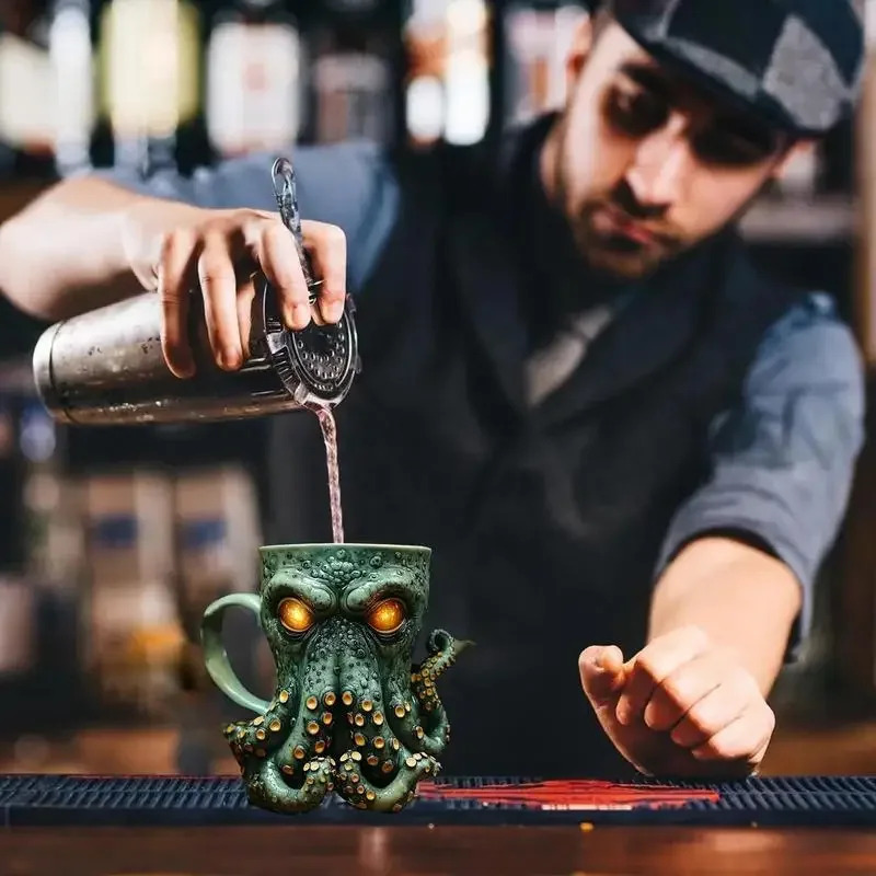 Octopus Beer Coffee Mugs Model - Wine Beer Coffee Drink review and price