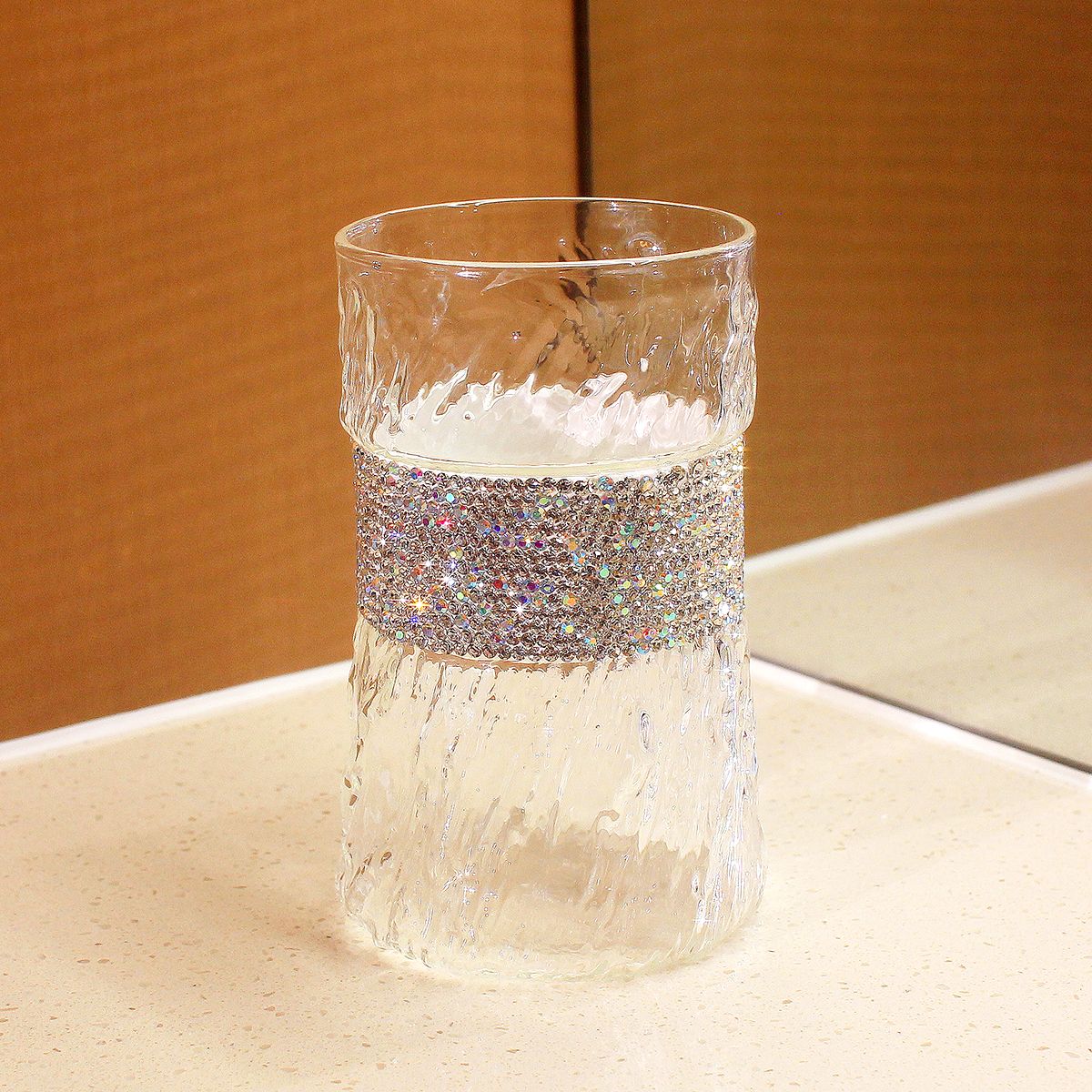 410ml Bling Diamond  Glass Cup - Wine Beer Coffee Drink review and price