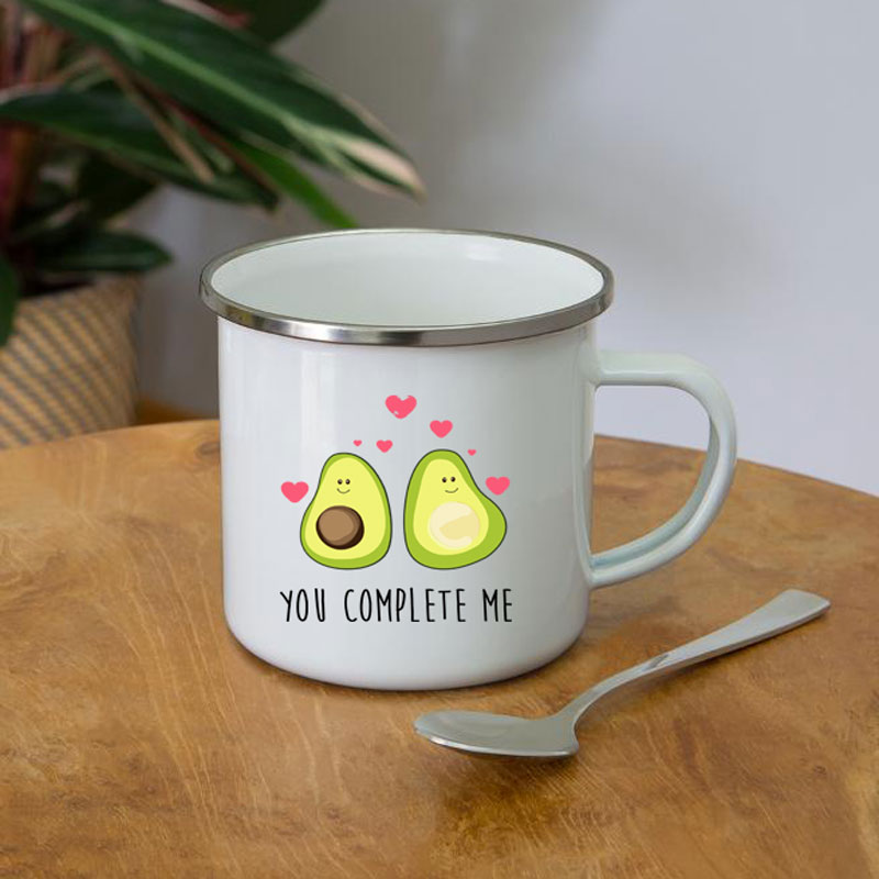 Cartoon You Complete Me Avocad - Wine Beer Coffee Drink review and price