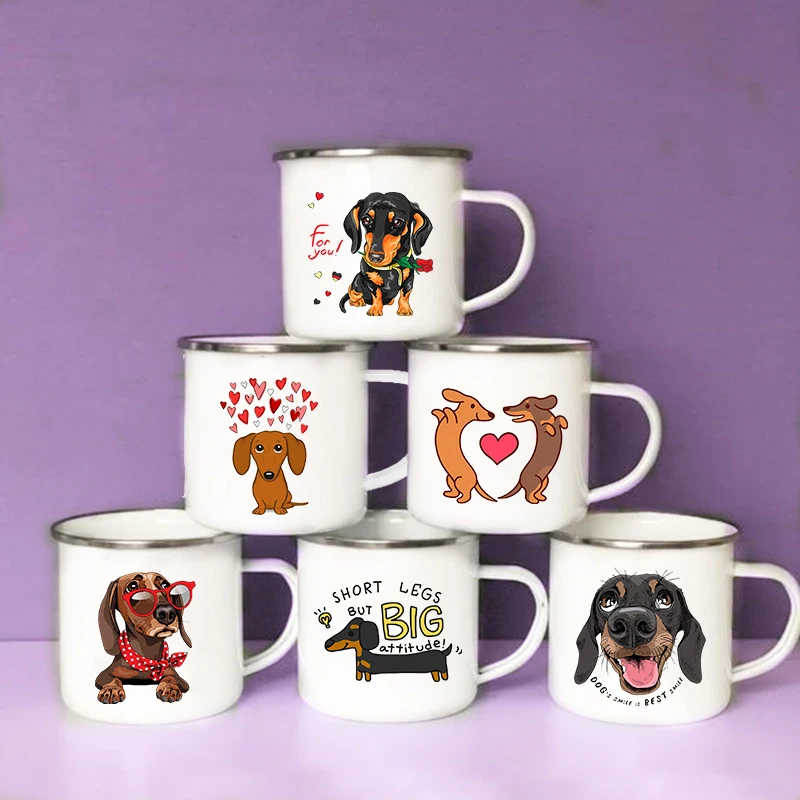 Funny Dachshund Print Creative - Wine Beer Coffee Drink review and price
