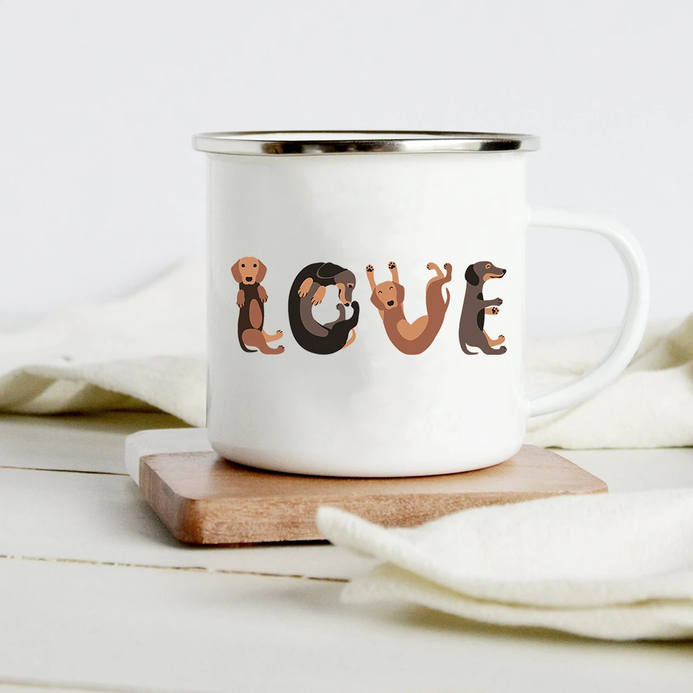 Funny Dachshund Print Creative - Wine Beer Coffee Drink review and price