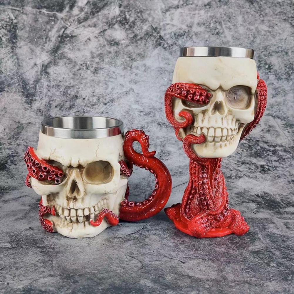 Party Wine Cup Novelty Skull B - Whisky Beer And Wine review and price