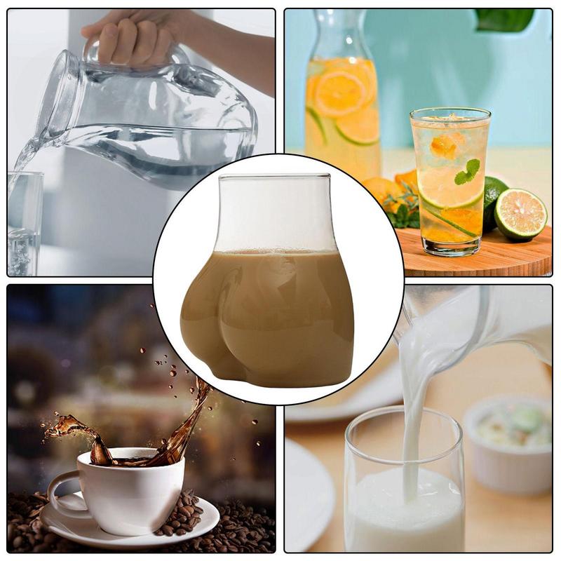450ml Cute Butt Shaped Glass M - Wine Beer Coffee Drink review and price