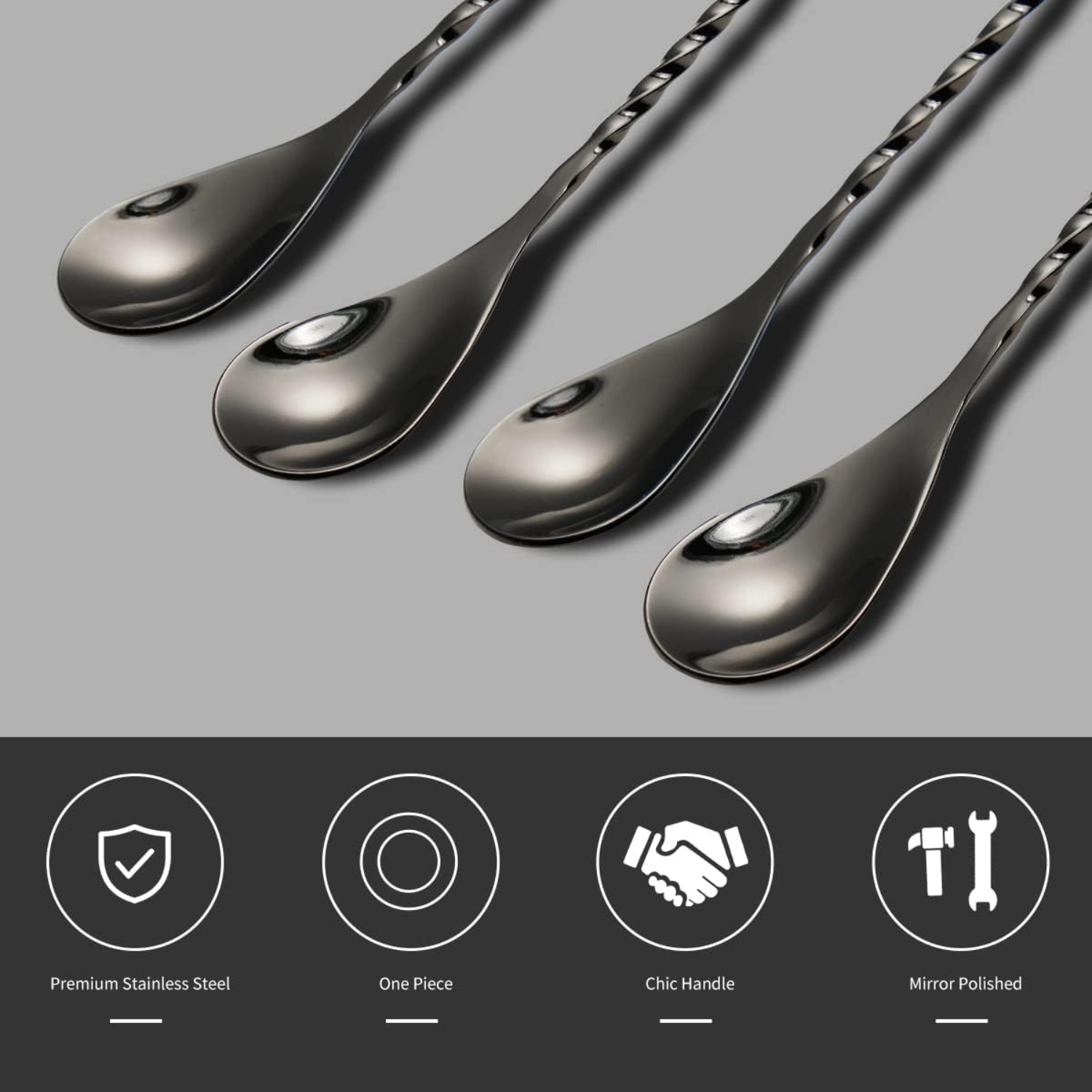 Cocktail Spoon Set of 2 - 12 I - Wine With Beer Mix review and price