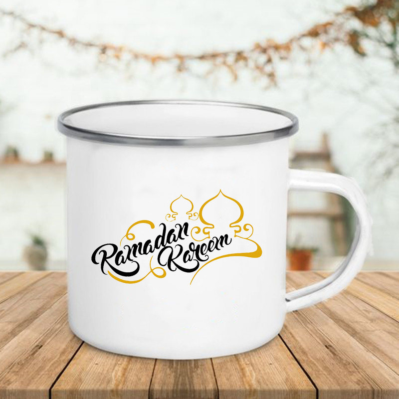 Happy Eid Moon Printed Creativ - Wine Beer Coffee Drink review and price