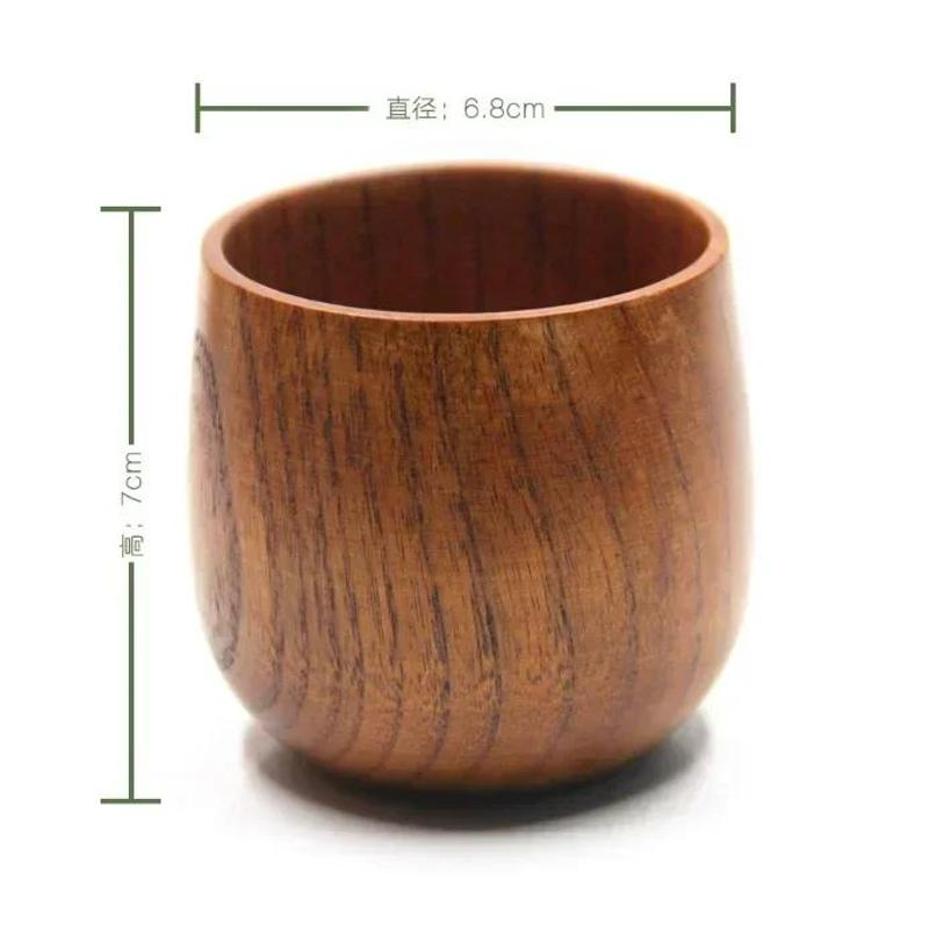 1 Pcs Reusable Wooden Cup Envi - Wine Beer Coffee Drink review and price